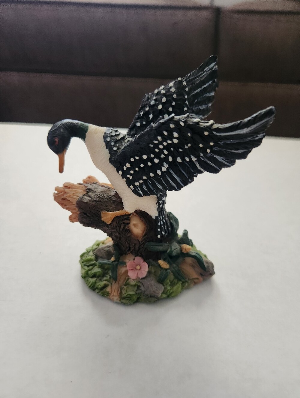 VTG 4.5" Ceramic Mallard Duck Figurine Statue K's Collection Hunting Bird